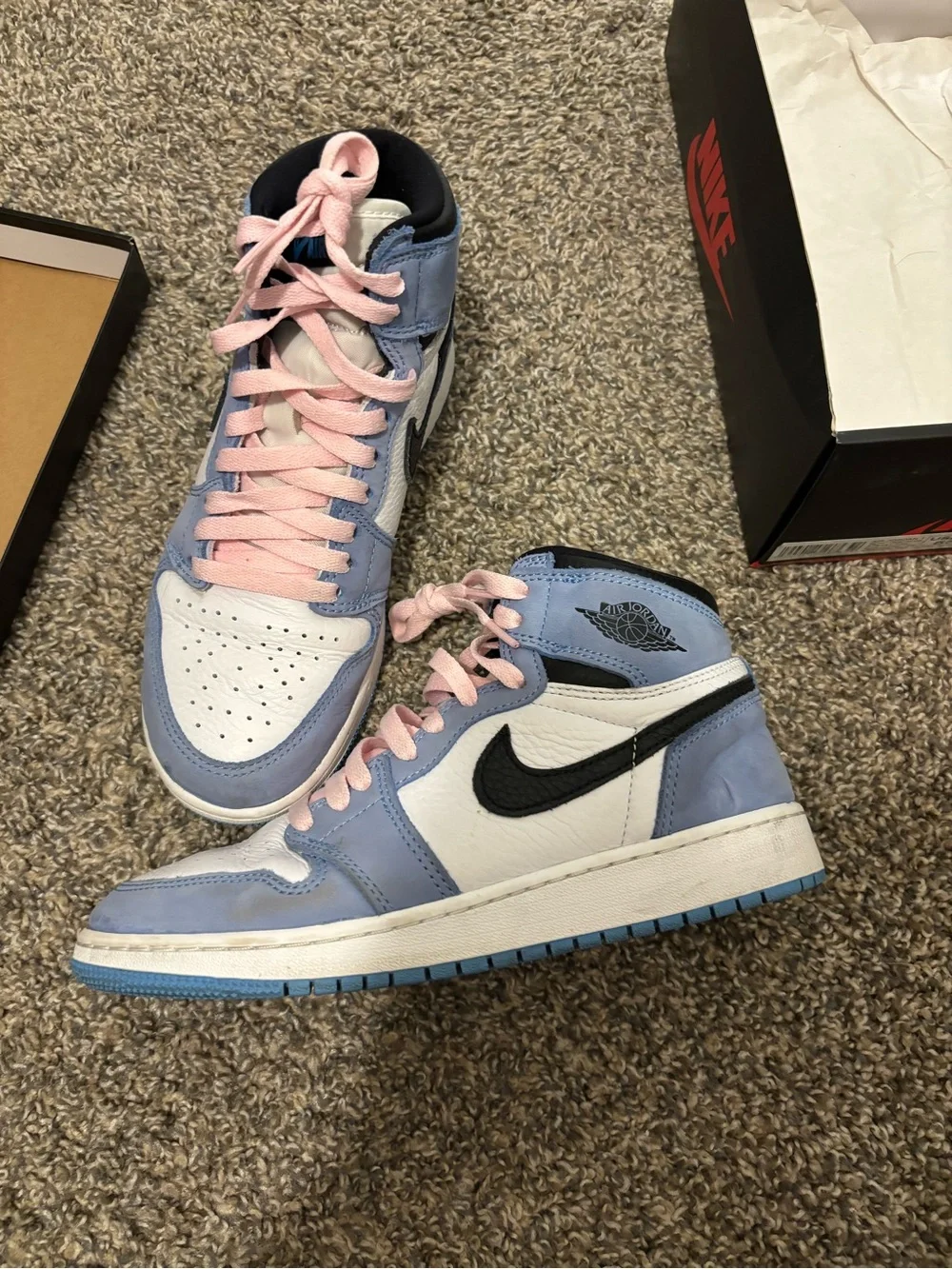 University Blue Retro 1 High 5.5